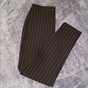 BooHoo Tall Pin striped pants size 6